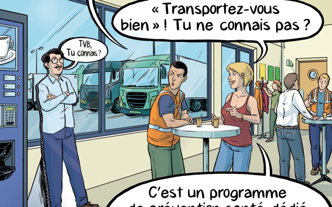 M. Transportez-vous Bien se décline en bande dessinée